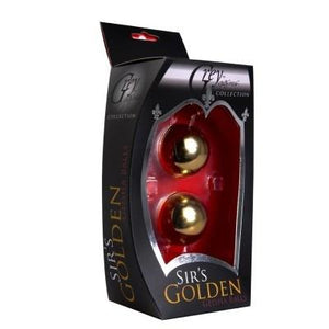 Sir's Golden Geisha Balls For Her - Kegel & Pelvic Exerciser Greygasms 