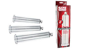 Size Matters Penis Pump Cylinder and Gauge Pump With Plastic or Steel Handle (Sold Separately) [Authorized Dealer] Buy in Singapore LoveisLove U4Ria