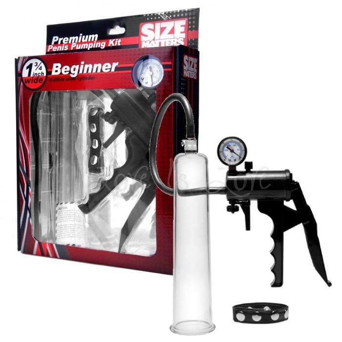 Size Matters Penis Pumping Kit for Beginner or Intermediate or Advanced Users [Authorized Dealer]