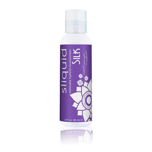Sliquid Naturals Silk Intimate Hybrid Lubricant 2 oz or 4 oz or 8 oz (Newly Replenished) Lubes & Toy Cleaners - Hybrid Sliquid 60 ml (2 fl oz) 