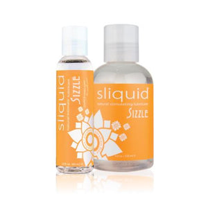 Sliquid Naturals Sizzle Water Based Stimulating Lube 2 oz or 4.2oz Lubes & Cleaners - Cooling & Warming Sliquid 