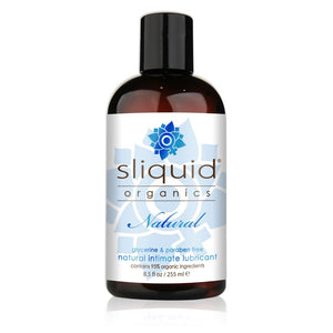 Sliquid Organics Natural Lube 2 oz or 4.2 or 8.5 oz (Newly Replenished) Lubes & Toys Cleaners - Natural & Organic Sliquid 8.5 oz 