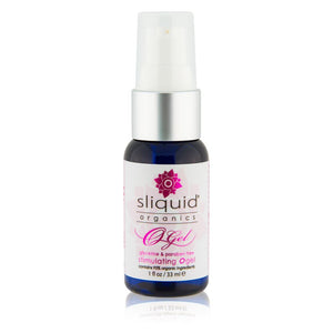 Sliquid Organics O Gel Naturally Derived Clitoral Stimulating Lubricating Gel 33 ML 1 FL OZ Enhancers & Essentials - Her Sex Drive Sliquid 