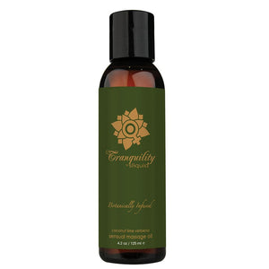 Sliquid Organics Rejuvenation and Tranquility Massage Oil 125 ML 4.2 FL OZ For Us - Sexy Massage Sliquid Tranquility 