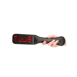 Shots Ouch Paddle SLUT Black buy in Singapore LoveisLove U4ria