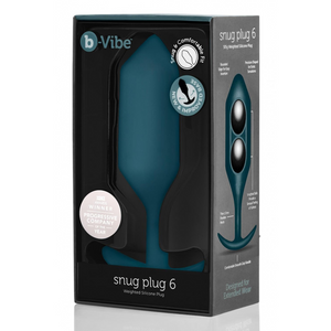 b-Vibe Weighted Ball Plug Snug Plug 5 350 G or Snug Plug 6 515 or G Snug Plug 7 600 G