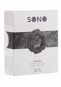 Sono No. 5 Chain Cockring Gray Inner Circumference: 26.5 mm For Him - Cock Rings Shots Sono 