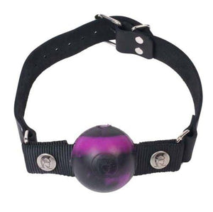 Spartacus Silicone Removable Ball Gag 1.5 Inch Black or 2 Inch Swirl (Nickel Free)(Good Reviews) Bondage - Spartacus Bondage Gear Spartacus  Buy in Singapore LoveisLove U4Ria 