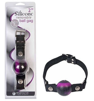 Spartacus Silicone Removable Ball Gag 1.5 Inch Black or 2 Inch Swirl (Nickel Free)(Good Reviews) Bondage - Spartacus Bondage Gear Spartacus  Buy in Singapore LoveisLove U4Ria 