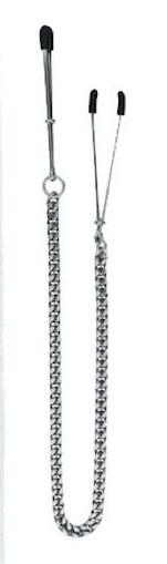 Spartacus Adjustable Tweezer Clamps With Jewel Chain SPF-47 Nipple Toys - Nipple Clamps Spartacus 