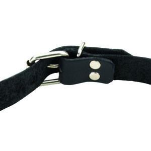 Spartacus Ball Gag Oiltan Leather With Buckle Closure 1.5 Inch Black Bondage - Spartacus Bondage Gear Spartacus 