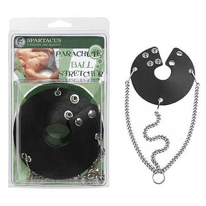 Spartacus Leather Parachute Stretcher Weight Pull Ball Small or Large (Good Reviews) Bondage - Spartacus Bondage Gear Spartacus Large for Beginner User 