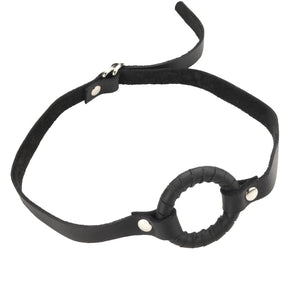 Spartacus Leather Ring Gag in Small, Medium or Large Bondage - Ball & Bit Gags Spartacus Medium (1.5") 