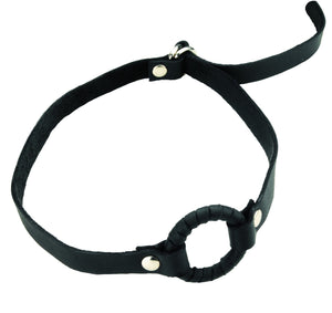 Spartacus Leather Ring Gag in Small, Medium or Large Bondage - Ball & Bit Gags Spartacus Small (1.125") 