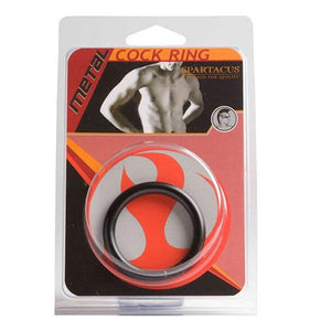 Spartacus Metal Black Cock Ring 1.5 Inch Cock Rings - Metal Cock Rings Spartacus 