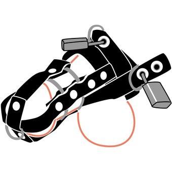 Spartacus Total Cock Chastity Locking Device [Clearance*]