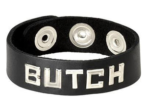 Spartacus Wordband Leather Wristband Bondage - Spartacus Bondage Gear Spartacus 