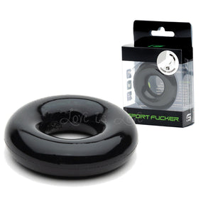 Sport Fucker Premium Silicone Chubby Cockring Black Cock Rings - Stretchy Cock Rings Sports Fucker Premium 