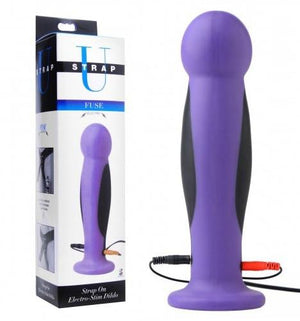 Strap U Fuse Strap On Electro Stim Harness Dildo ElectroSex Gear - Zeus Strap U Purple 