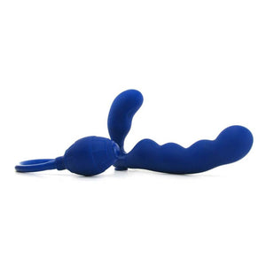 NS Novelties Mischief Inflatable Silicone Strapless Strap-On 7.5 Inch in Blue buy in Singapore LoveisLove U4ria