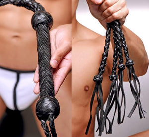 Strict Leather Four Lash Whip Bondage - Floggers/Whips/Crops Strict Leather 