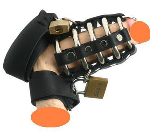 Strict Leather Gates Of Hell Chastity Device For Him - Chastity Devices Strict Leather 