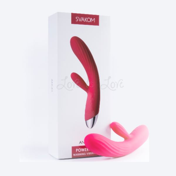 Svakom Angel Intelligent Warming Vibrator Plum Red
