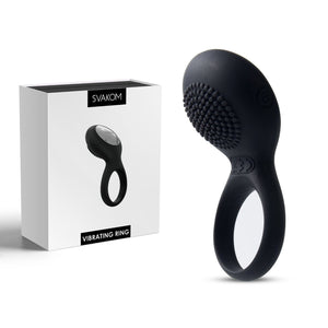 Svakom Tyler Vibrating Ring Award-Winning & Famous - Svakom Svakom Black 