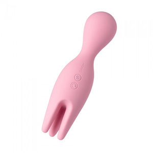 Svakom Nymph Soft Moving Finger Vibrator Pale Pink Buy in Singapore LoveisLove U4ria 