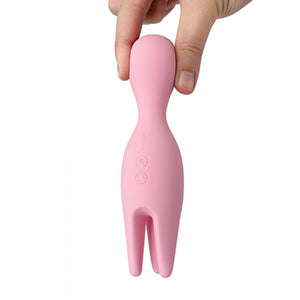 Svakom Nymph Soft Moving Finger Vibrator Pale Pink Buy in Singapore LoveisLove U4ria 