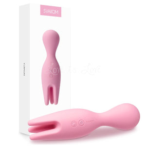 Svakom Nymph Soft Moving Finger Vibrator Pale Pink Buy in Singapore LoveisLove U4ria 