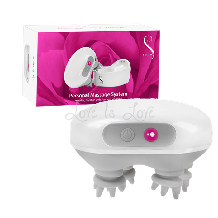 Swan Personal Massage System with USB Charging Cord