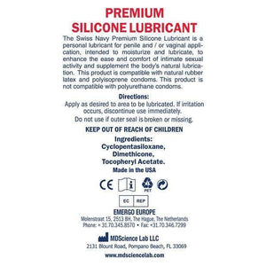 Swiss Navy Highest-Grade Silicone Based Lubricant [Limited Time Offer]