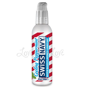 Swiss Navy Water Based Flavored Lubricant Cooling Peppermint Lubes & Toys Cleaners - Flavoured Lubes Swiss Navy 
