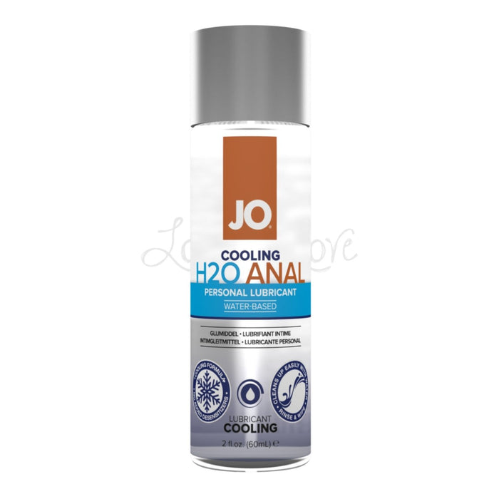 System JO H2O Anal Cool Water Based Lubricant 2 OZ or 4 OZ