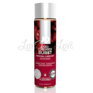 System JO H2O Flavored Lubricant Cherry Burst 120 ML 4 FL OZ Lubes & Toys Cleaners - Flavoured Lubes System JO 