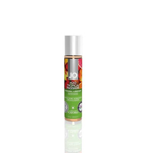 System JO H2O Flavored Lubricant Peachy Lips or Tropical Passion 30 ML 1 FL OZ Lubes & Toy Cleaners - Flavoured Lubes System JO Tropical Passion 