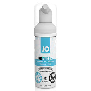 System JO Refresh Foaming Toy Cleaner Fragrance Free 50ml/1.7 fl oz love is love buy sex toys in singapore u4ria loveislove