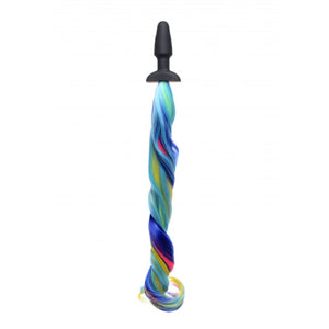 Tailz Rainbow Pony Tail Anal Plug (Newly Replenished) Anal - Tail & Jewelled Butt Plugs Tailz 