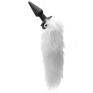 Tailz White Fox Tail Vibrating Anal Plug Anal - Tail & Jewelled Butt Plugs Tailz 