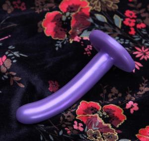 Tantus Silk Silicone Dildo Small Black Onyx or Lavender  4.25 Inch (Authorized Dealer)