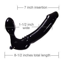 Tantus Feeldoe Classic or Slim or More or Stout Award-Winning & Famous - Tantus Tantus Stout Black 