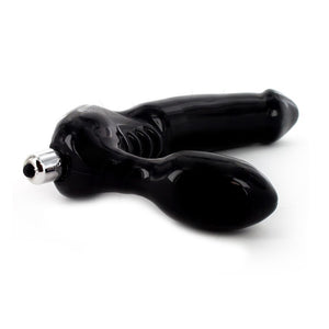 Tantus Feeldoe Stout Vibrating Silicone Strapless Strap-On Dildo Black