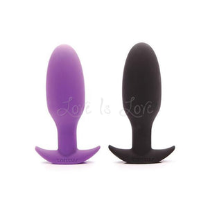 Tantus Ryder Soft Silicone Anal Plug 4 Inch Black or Purple (Newly Replenished on Apr 19) Award-Winning & Famous - Tantus Tantus 