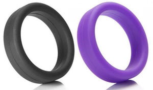 Tantus Silicone Super Soft C-Ring 1.5" Black or Purple ( Newly Replenished) Award-Winning & Famous - Tantus Tantus 