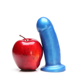 Tantus They/Them Silicone Dildo Silver or Rockabilly Blue