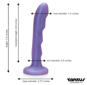 Tantus Charmer G-Spot or P-Spot Dildo Purple Haze or Copper