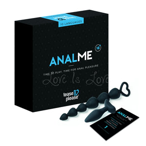Tease & Please XXXME ANALME Time to Play, Time For Anal Pleasure Introduction Game Gifts & Games - Intimate Games Moodzz Bv 
