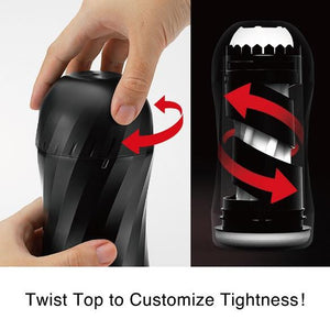 Tenga Air-Tech Twist Reusable Vacuum Cup Ripple Or Tickle (Newly Replenished) Male Masturbators - Tenga Masturbators Tenga 