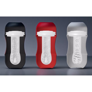 Tenga Gyro Roller Cup Soft White or Original Red or Hard Black (To Use With Tenga Gyro Roller) Award-Winning & Famous - Tenga Masturbators Tenga 